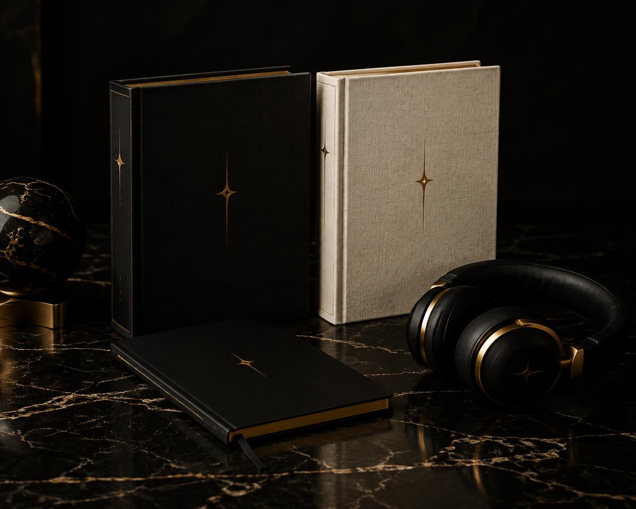 Both books, the workbook and audiobooks together